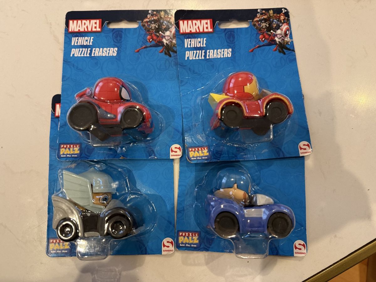 Altro in Scrittura & Disegno: Lustige Marvel Puzzle Radiergummis – Nuovo e nell'imballaggio originale da Strengelbach venduto da shihtzuliving_22 1