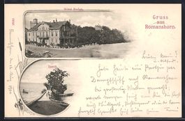 AK Romanshorn, Hotel Bodan, Inseli, 1900