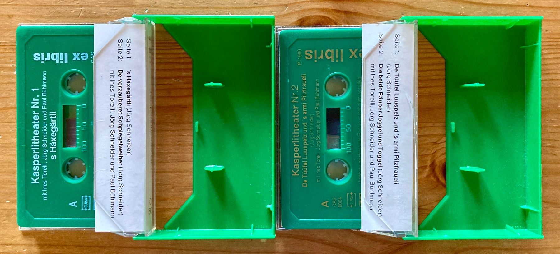 Musicassette: 2x Kasperlitheater (ex libris, 1980) – Usato da Zürich venduto da Djmotionch 1