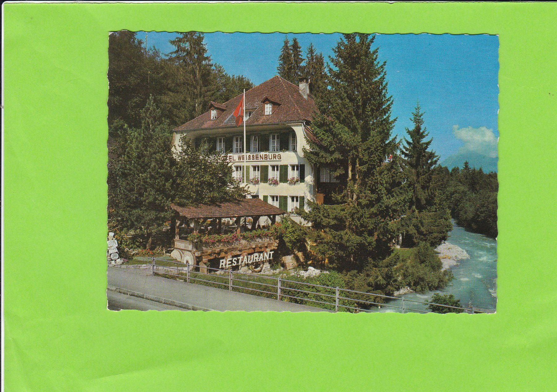Cartes postales: Hotel-Restaurant Weissenburg und "Alte Post" – D'occasion à St. Peterzell par neckertal