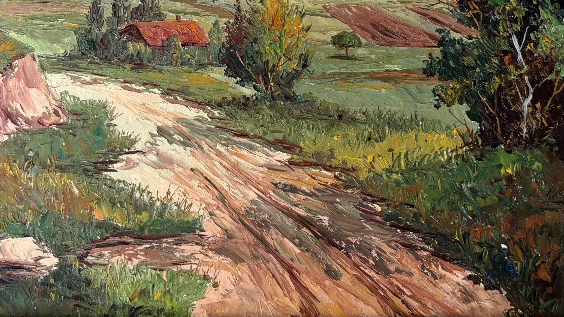 Dipinti: Ölgemälde "Landschaft" signiert – Usato da Schaffhausen venduto da mar_dg95 4