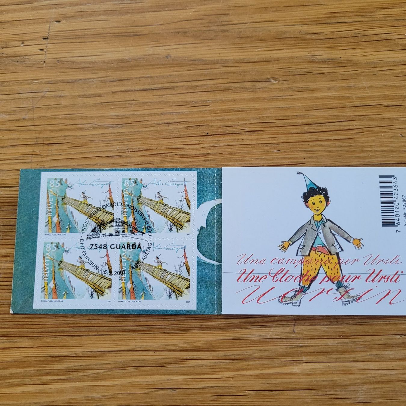 Tous les timbres: Markenheftchen ET Guarda 2007 Schellen-Ursli – D'occasion à Biel/Bienne par Destockweb