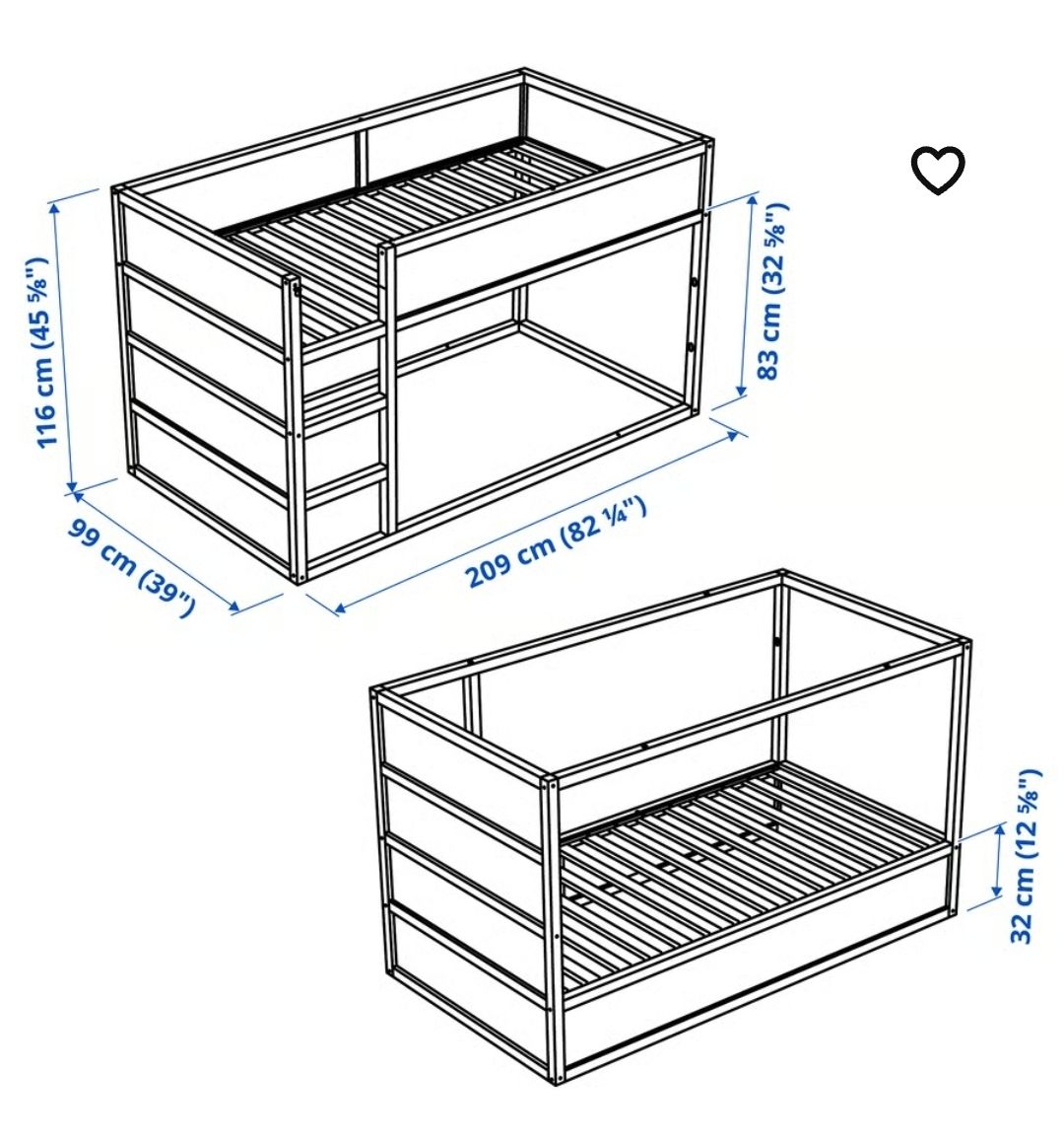Ikea Letti: Bett IKEA KURA umbaufähig – Usato da Fahrwangen venduto da Sara_Deniz 6