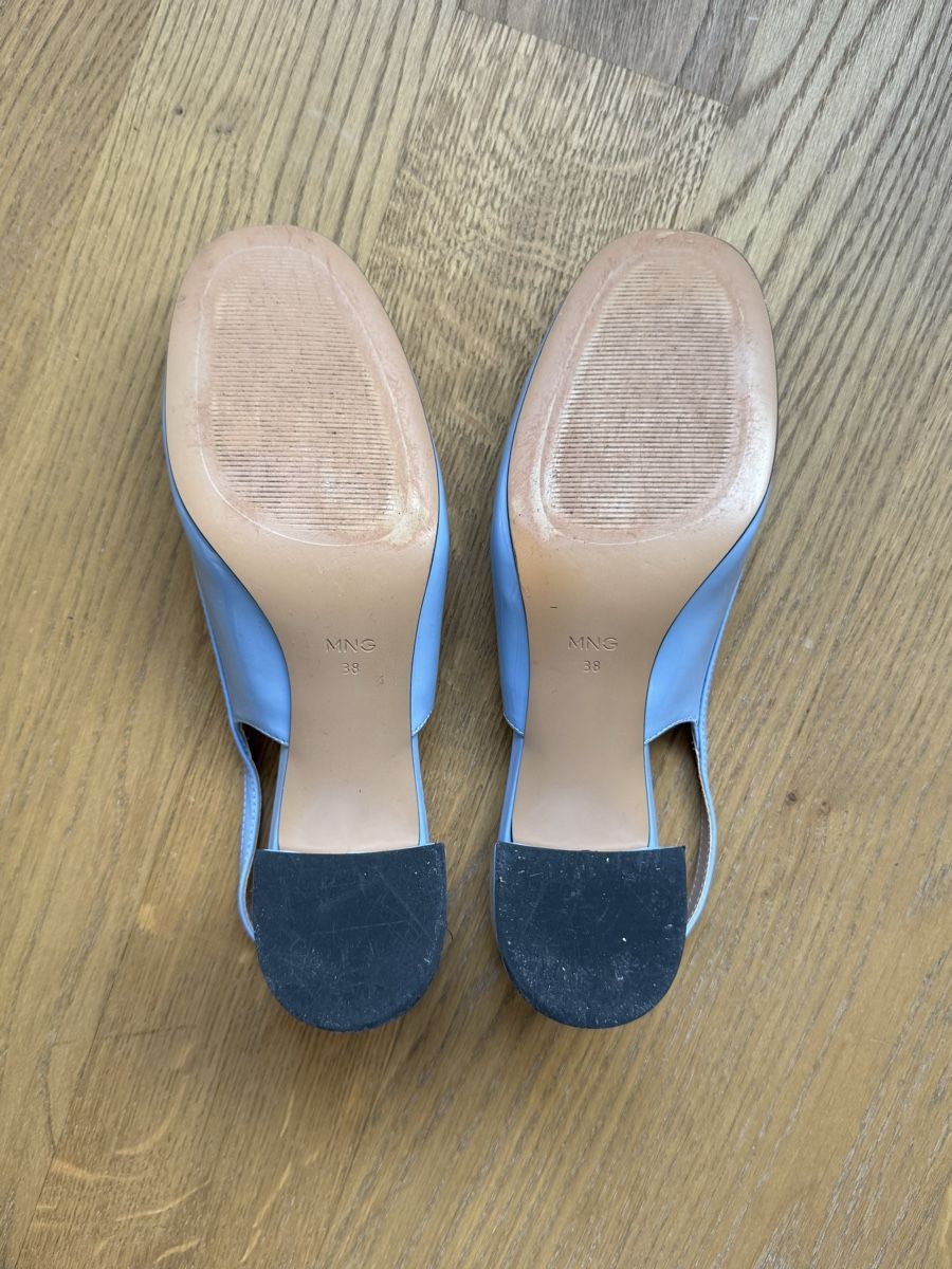 Mango Damenschuhe: Slingpumps, hellblau, Gr. 38 (MANGO) – Gebraucht aus Basel von Nadine_Lorena 3
