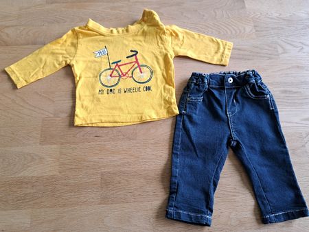 Baby Set, Jeans und Shirt, Grösse 62, Super Zustand!