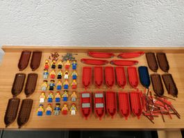 Lego Piraten Minifiguren und Boote