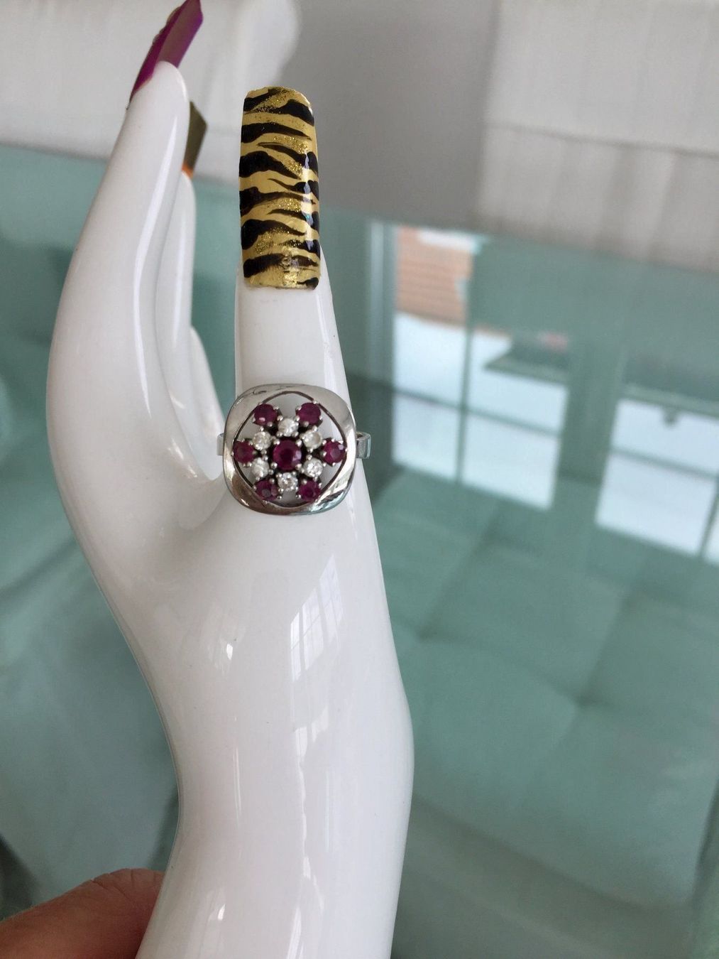 Ringe: WEISSGOLDRING/BRILLANTEN & RUBINEN – Neu (gemäss Beschreibung) aus Eschenbach SG von Lady020 3