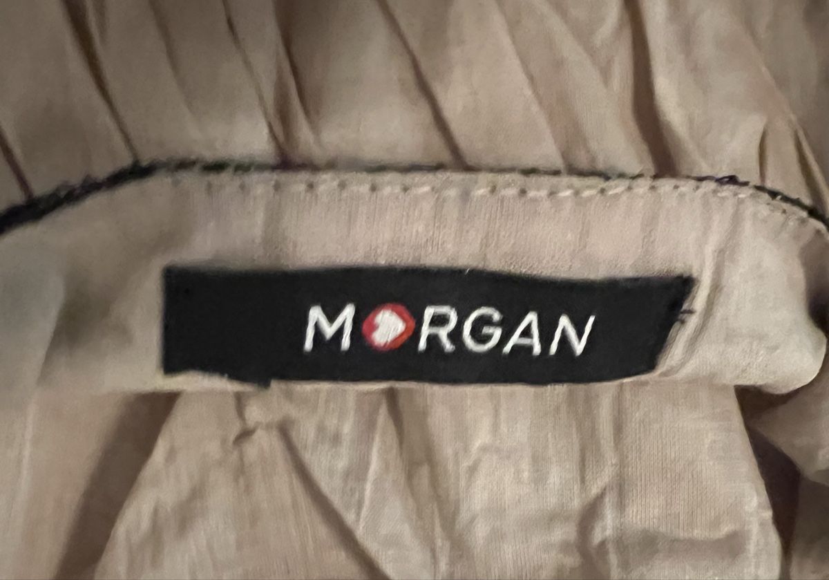 Morgan Vestiti: Morgan Kleid (Beige mit schwarzer Spitze) Gr.M – Usato da Winterthur venduto da mel_wy 3
