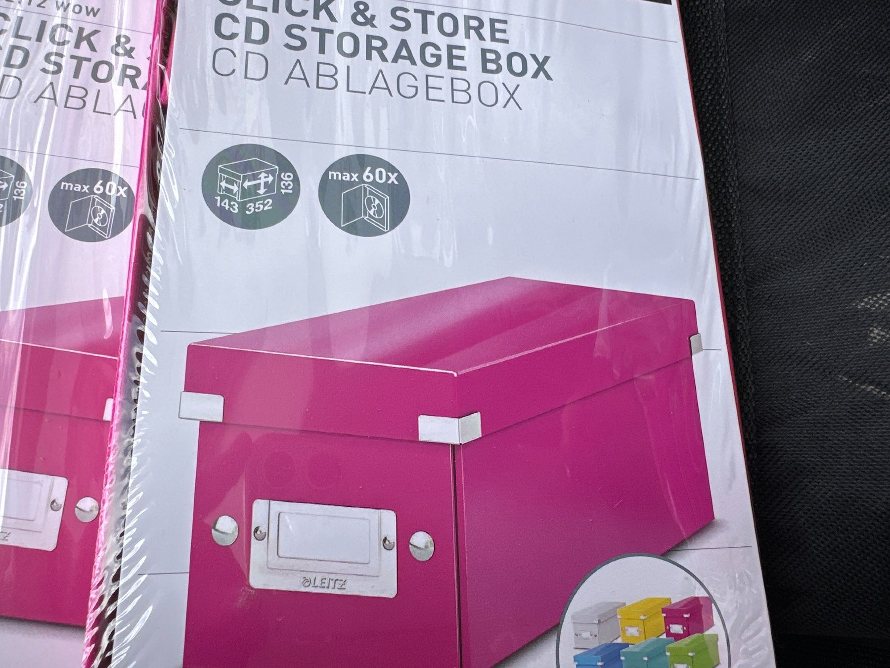 Behälter & Ähnliches: 4 Stk. Leitz Ablageboxen in pink – Neu und originalverpackt aus Necker von liq24 1