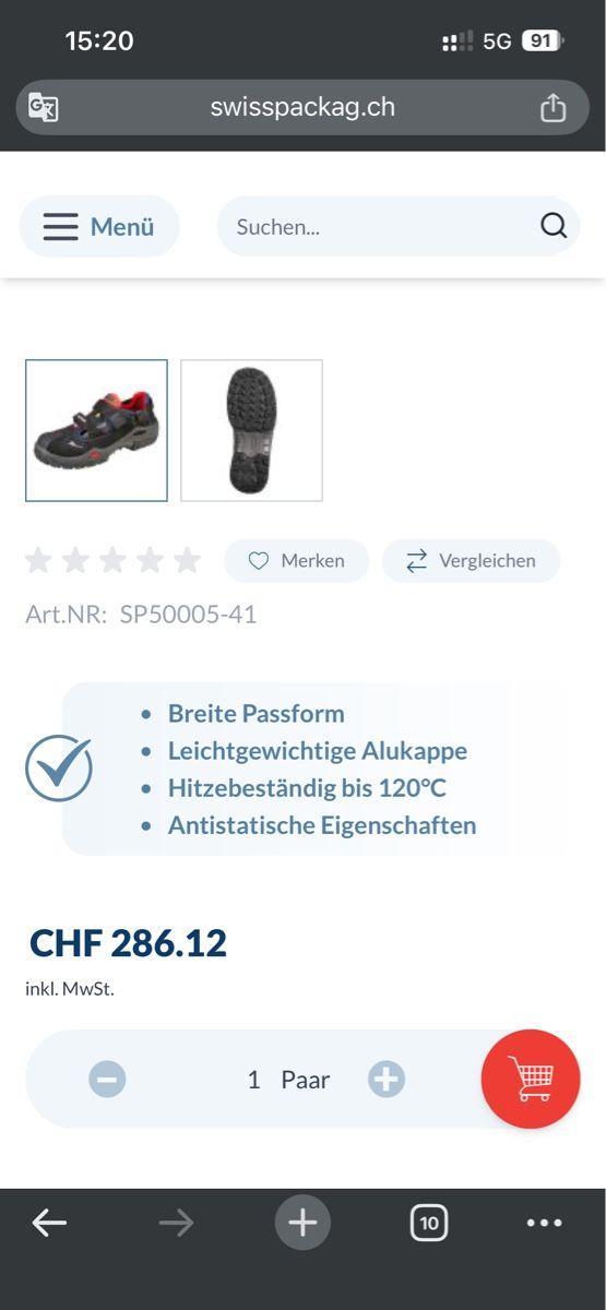 Chaussures hommes: Sicherheitechuhe  – Neuf (Voir description) à Neuenhof par ias_2p8k 6