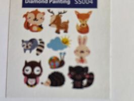 DIAMOND PAINTING AUFKLEBER TIERE
