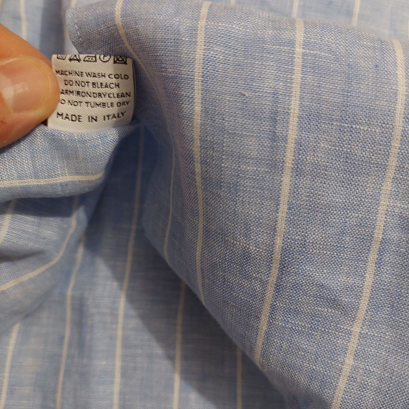 Camicie: Canali Milano 100% Feinstes Leinen Hemd Button Down Gr M NEU – Nuovo (secondo la descrizione) da Walenstadt venduto da ELNINOMARAVILLA 6