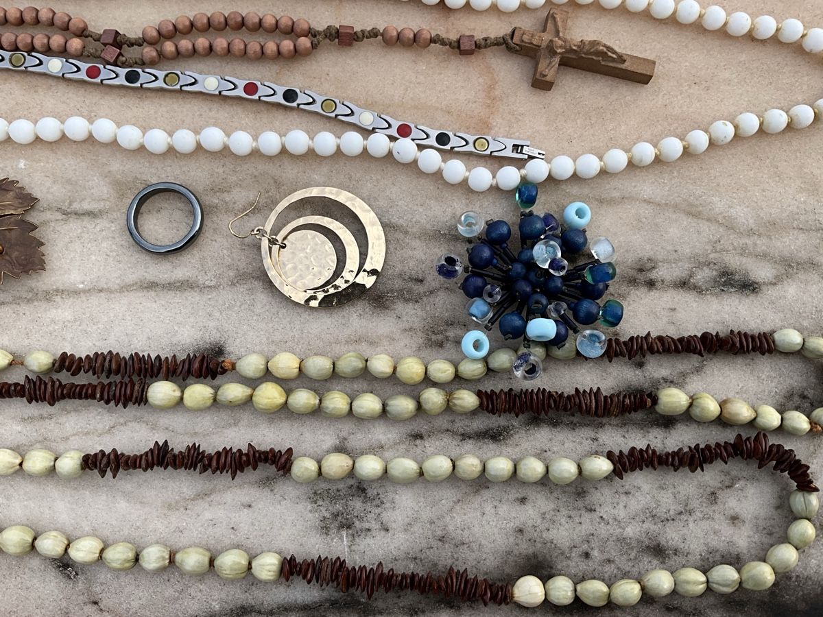 Altri gioielli: Modeschmuck-Konvolut, Rosenkranz,  – Usato da Thal venduto da nocheli 2