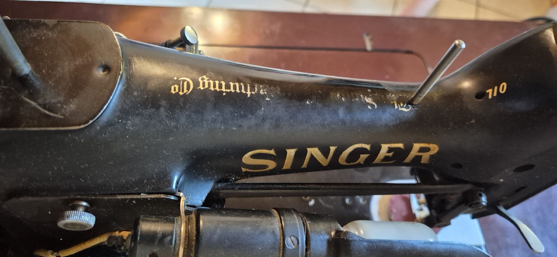 Singer Nähmaschinen: Machine à coudre SINGER 201 - 1950 – Defekt aus Neyruz FR von roca1526 6