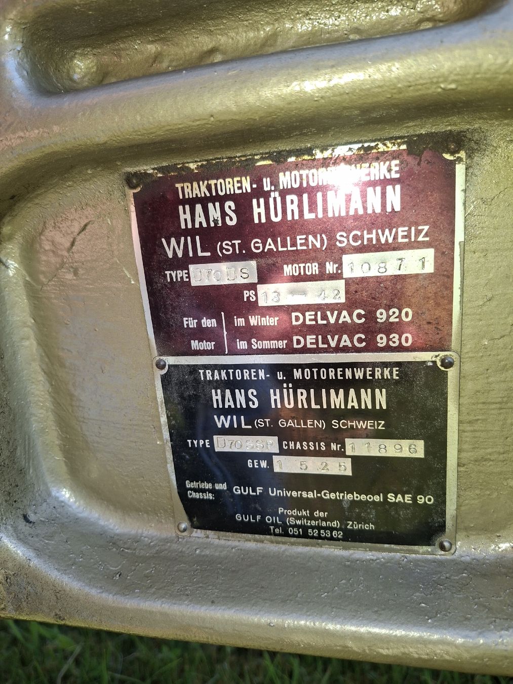 Trattori: Hürlimann D70 ssp jg 1959 – Usato da Aedermannsdorf venduto da noeggi07 4