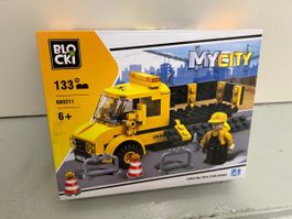 BlOCKi MyCity Baufahrzeug KB0211 133 Teile neu