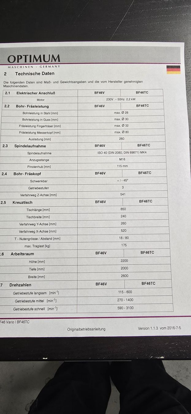 Tutte le macchine: CNC Fräsmaschine BF 46 TC – Usato da Täuffelen venduto da bko_5nyy 5