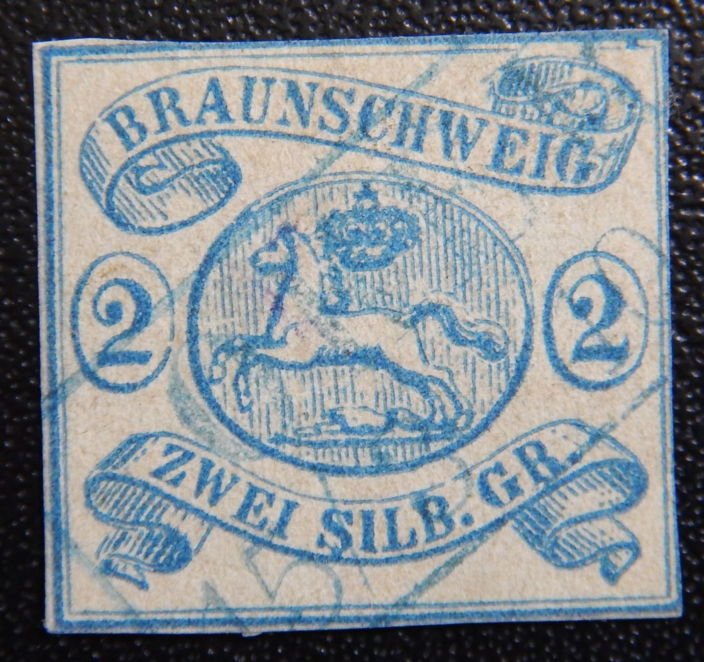 Tutti i francobolli: Braunschweig Kat. 2 gest. 1852 Kat. 320 Euro – Usato da Zürich venduto da Muehlekauf