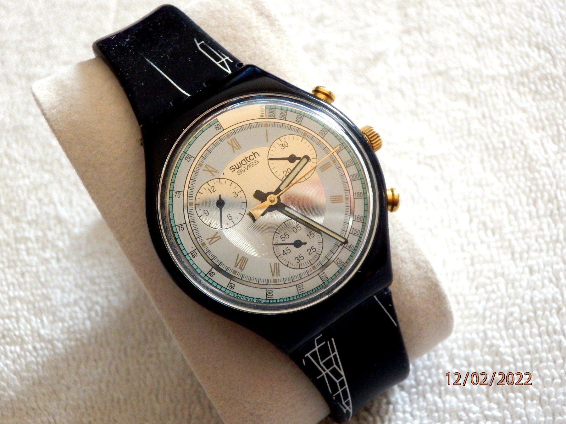 Swatch Uhren: Swatch 1992, Chronograph, "Colossal" – Gebraucht aus Ueberstorf von dinbau 1