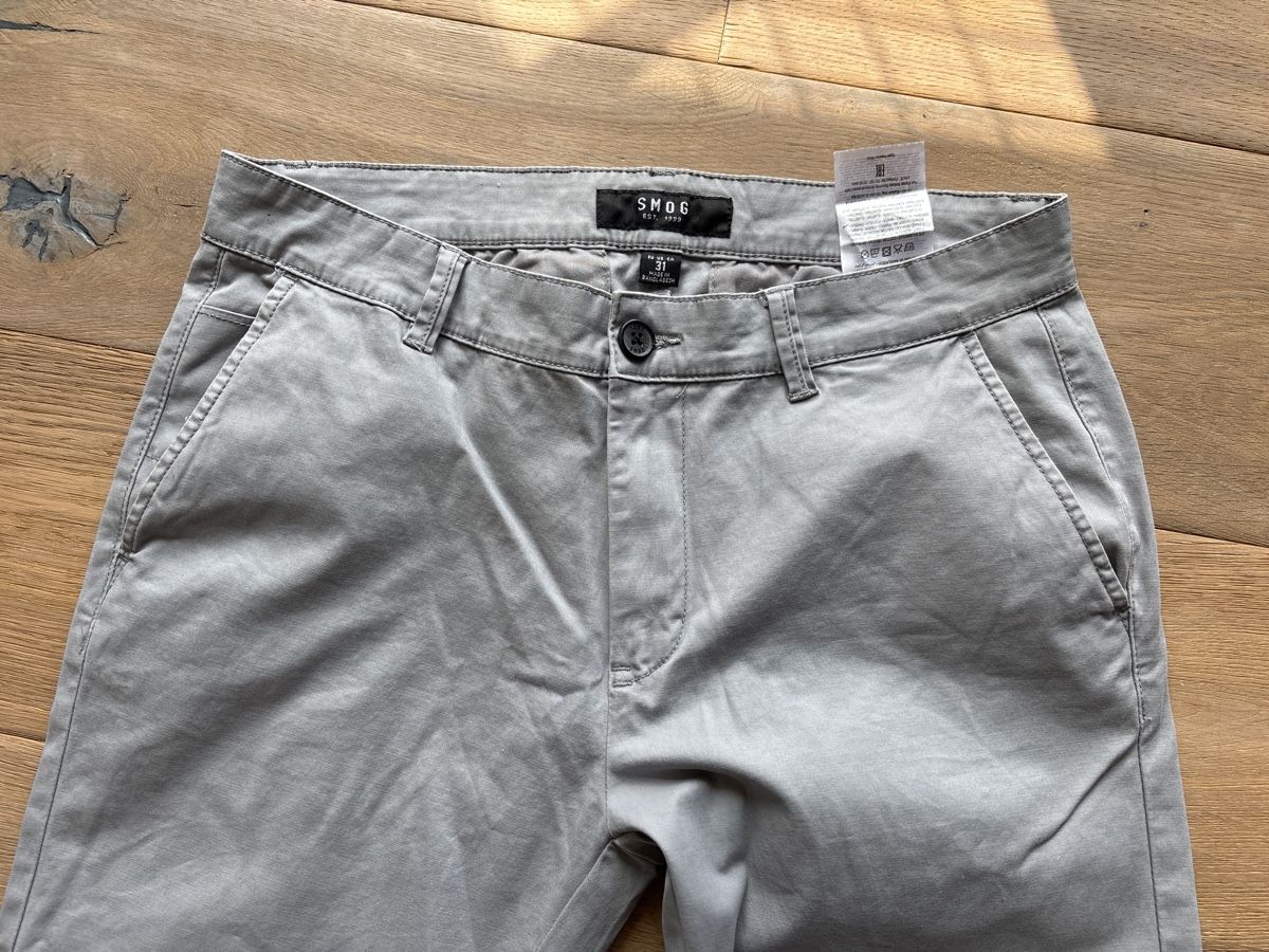 Pantaloni: Smog Herren Hose, Gr. 31, Grau – Nuovo (secondo la descrizione) da Hendschiken venduto da Urania 1