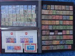 RIESIGE CH-SAMMLUNG ab 3 RAYON, 9 STRUBEL  SBK : ++ 10'000.-