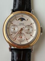 ⌚ORIS Atelier complications, lunette en or 18 carats⌚