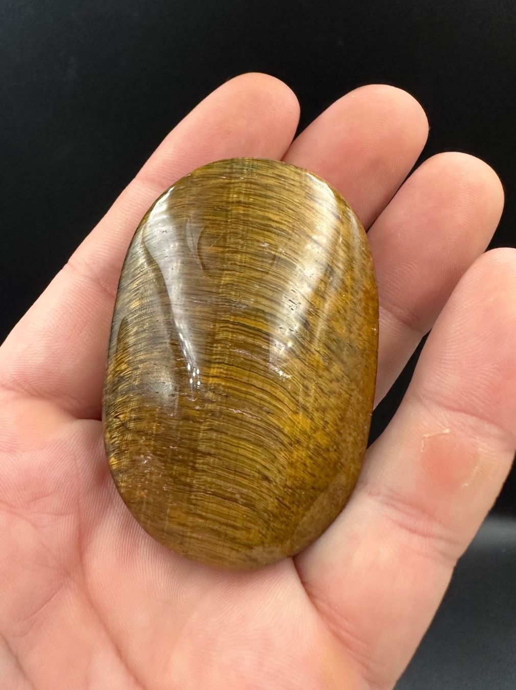 Minerali & Pietre curative: Tigerauge Handschmeichler Heilstein – Nuovo e nell'imballaggio originale da Männedorf venduto da Handschmeichler 3