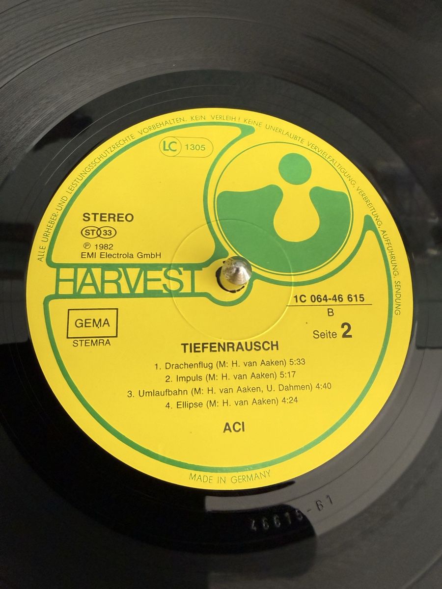 Schallplatten: ACI - Tiefenrausch LP 1982 - Schallplatte – Gebraucht aus Goldach von Messerguru 5