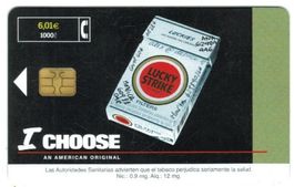 Telefonkarte Spanien CP-228 Lucky Strike