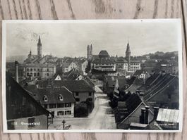 AK Frauenfeld mit Volksheim Ergaten gel 1927