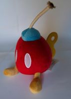 Super Mario Plüschfigur - Bob-Omb rot / Bombe - MER1