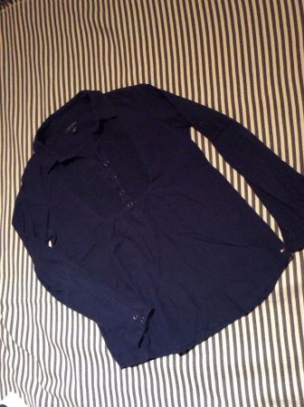 TH TOMMY HILFIGER BLUSE/HEMD GR.16Y/176/XS dunkelblau NEU