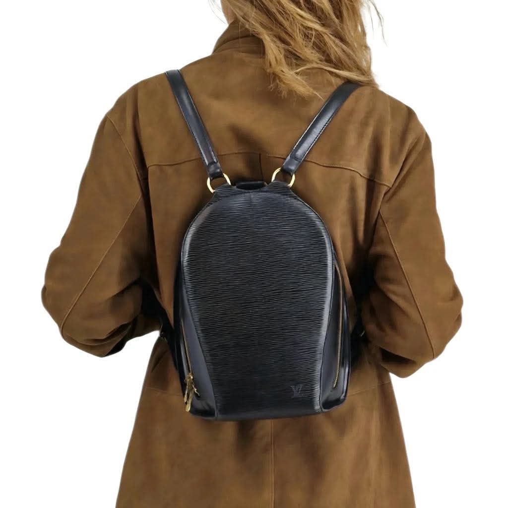 Louis Vuitton Rucksäcke: Louis Vuitton Mabillon Rucksack Schwarz Epi – Gebraucht aus Buch am Irchel von Pukpan_99 9