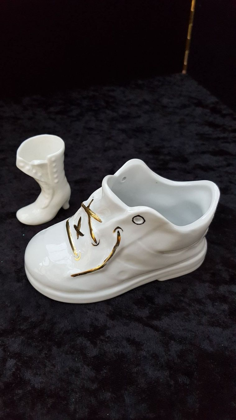 Alle Dekorationen: 2 Porzellan-Schuhe – Gebraucht aus Reinach von 3Guggerli 2