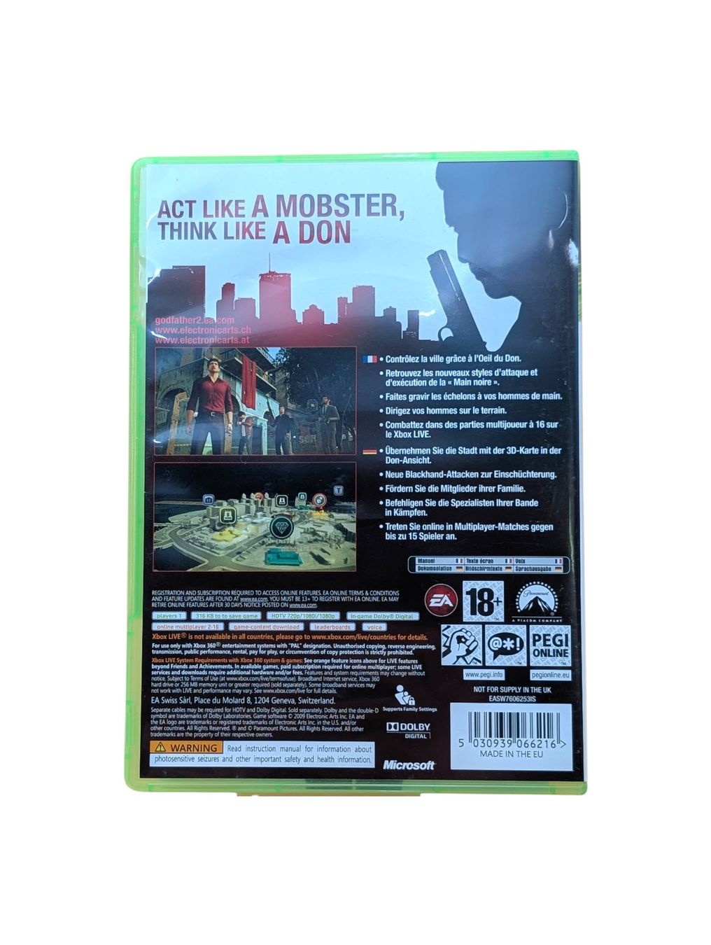 Microsoft Giochi: The Godfather II Xbox 360 – Usato da Domat/Ems venduto da IsseldorsShop 1