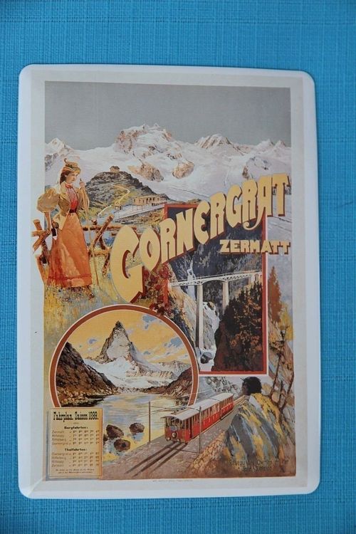 Blechpostkarte FLUGZEUGSCHAU Paris – 10x14 Cm, Nostalgische Blechkarte, Sammlerstück, Deko