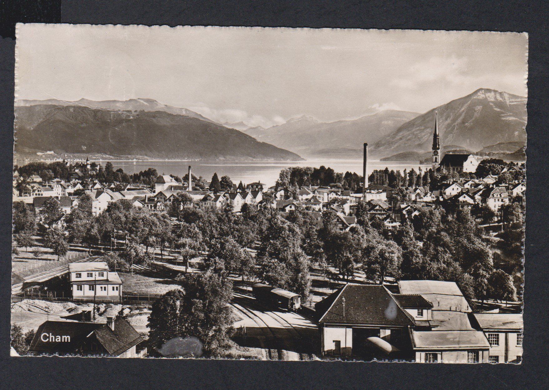 Cartoline postali: Cham  ZG   -   alte Ansichtskarte – Usato da Vitznau venduto da Ropaku