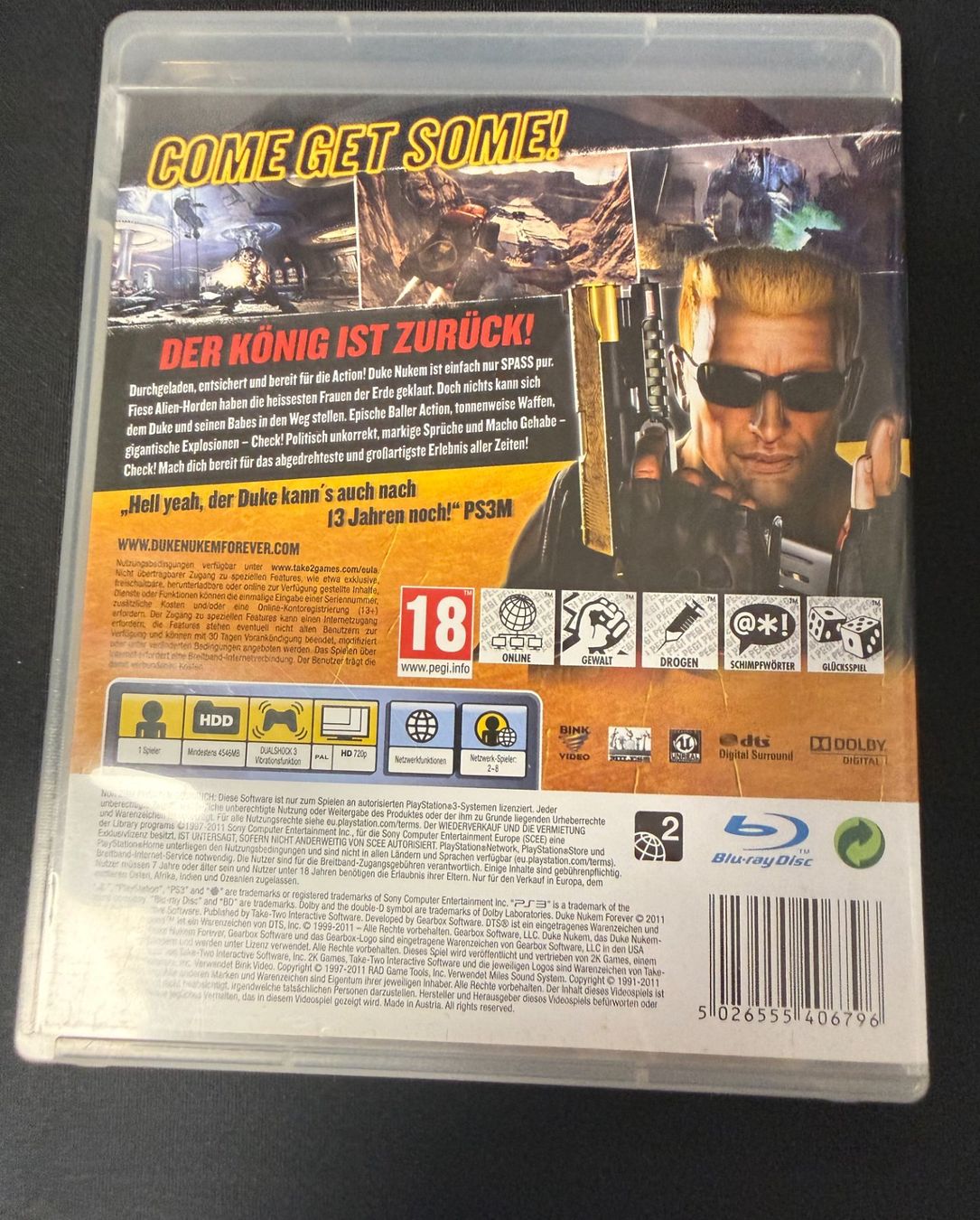 Sony Jeux: Duke Nukem Forever - PS3 – D'occasion à Pont-de-la-Morge par Darfal 2