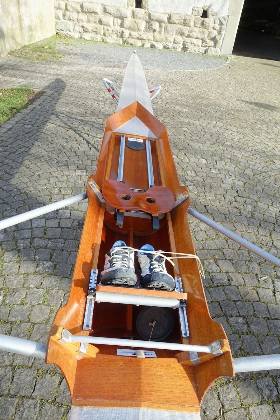 Barche: Rennruderboot aus Zedernholz - Skiff 1989 – Usato da Freienbach venduto da FPD8704 2