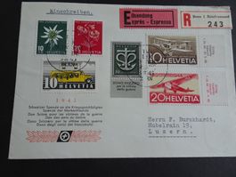 5.III.45. TAG DER BRIEFMARKE, BERN CHARGE, SCHWEIZER SPENDE