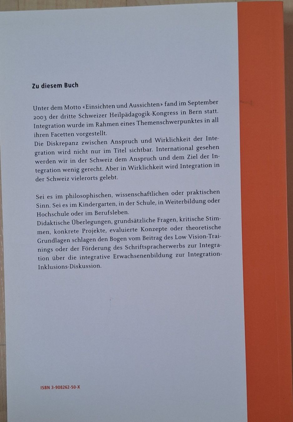 Bücher: Integration: Anspruch und Wirklichkeit – Gebraucht aus Zug von Sdoerfli 1