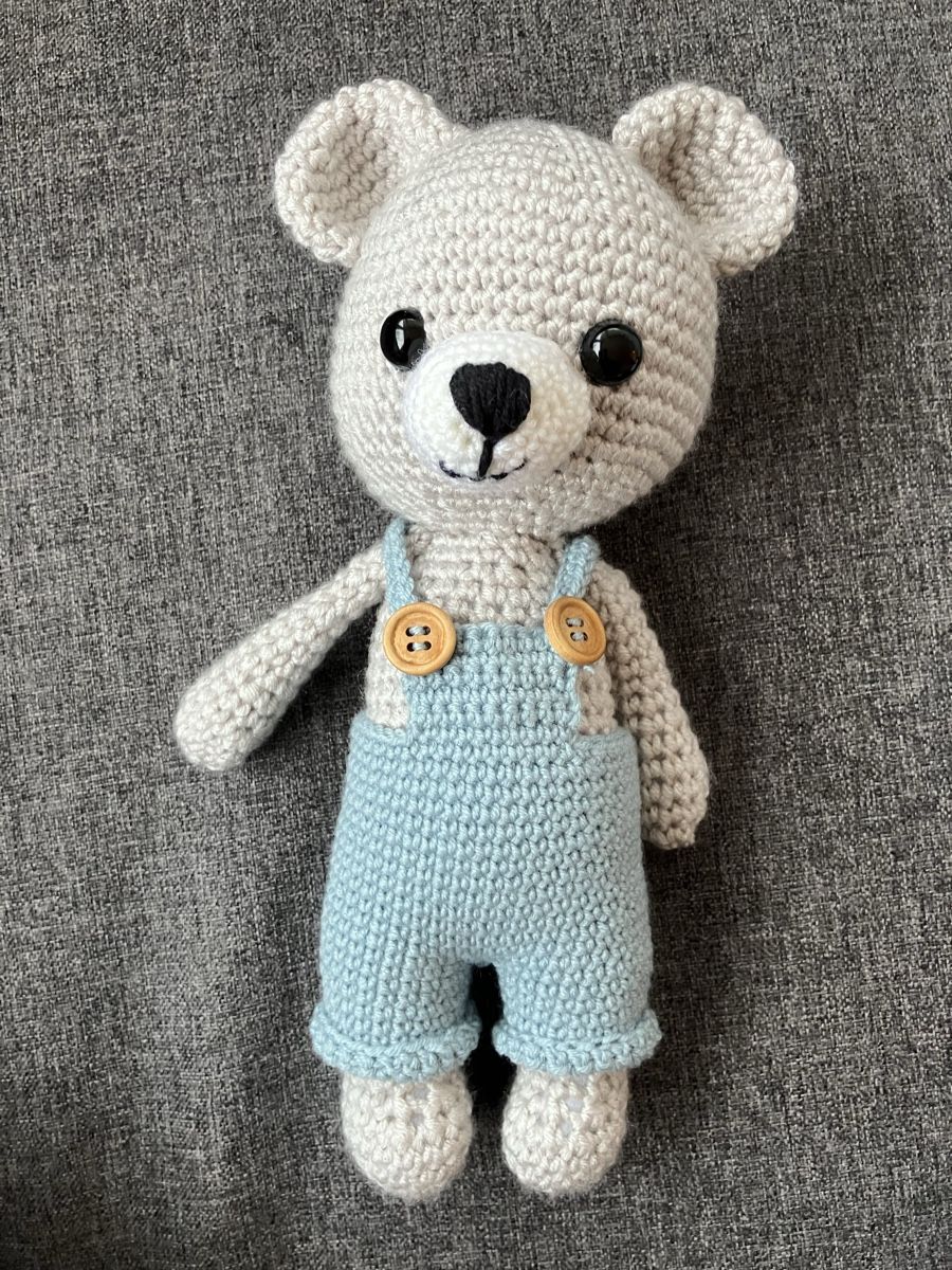 Giocattoli: Teddybär helles seegrün – Nuovo (secondo la descrizione) da Chur venduto da Handkreativ