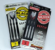 2x Harrows Softdart Sets (18g) Black & Silver Collection OVP