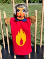 NEU Handpuppe Feuerwehrmann von Lotte Sivers