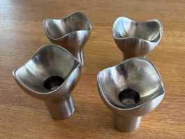 4 x Georg Jensen BLOOM Kerzenhalter – Helle Damkjær