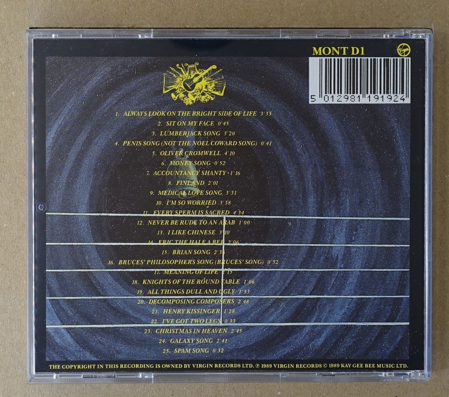 CDs: Monty Python – Monty Python Sings - F11 – Gebraucht aus Sessa von fraenklishop 1