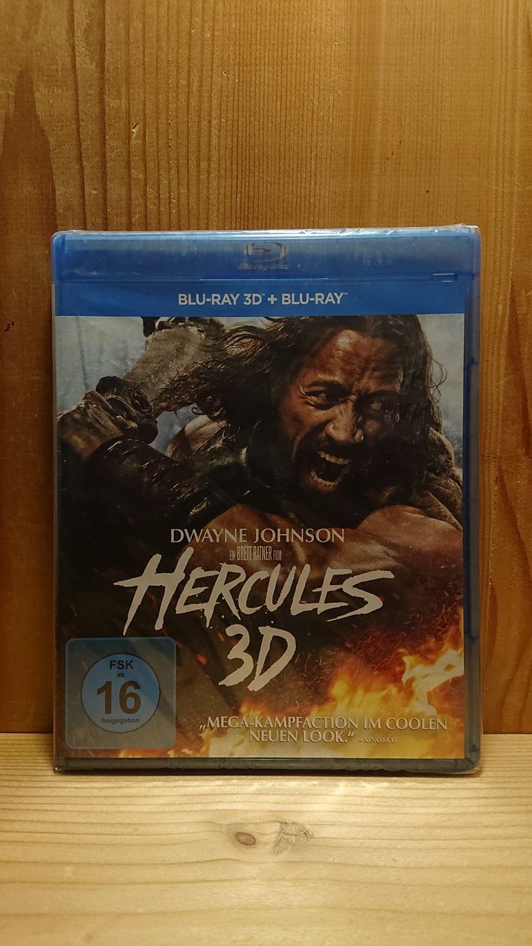 Tutti i DVDs: HERCULES in 3D und 2D Blu-Ray mit Dwayne Johnson – Nuovo e nell'imballaggio originale da Wilderswil venduto da Exebub