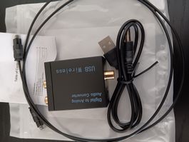 Audio Konverter Digital zu Analog USB Wireless