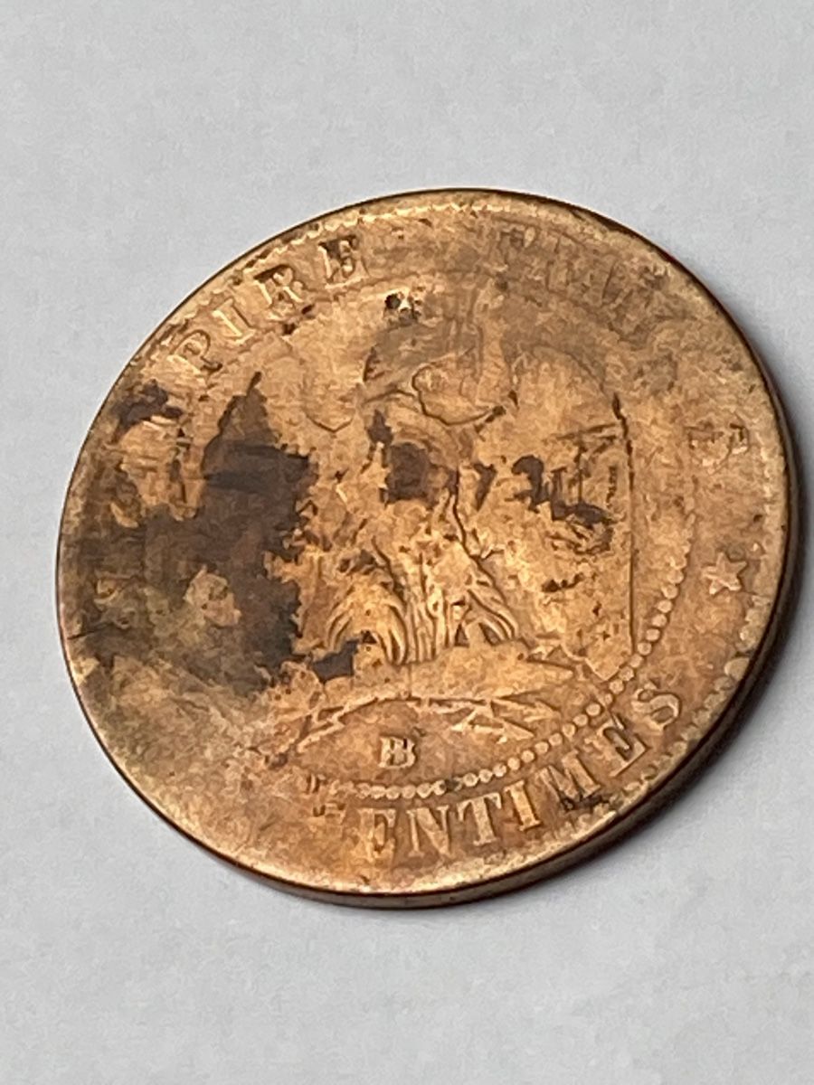 Alle Münzen: 10 centimes - France - 1862 – Gebraucht aus Payerne von Mike1682 1