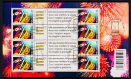 🇨🇭1999 BEAU BLOC 1er jour « NOËL & VOEUX « (LBK 45.00)